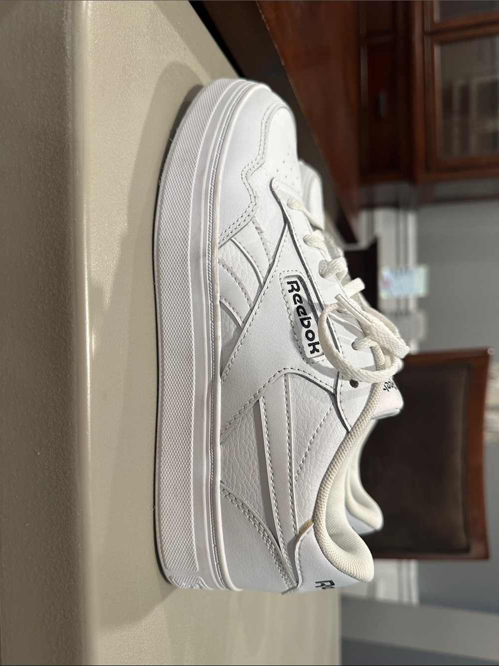 Reebok White Low-Top Sneakers
